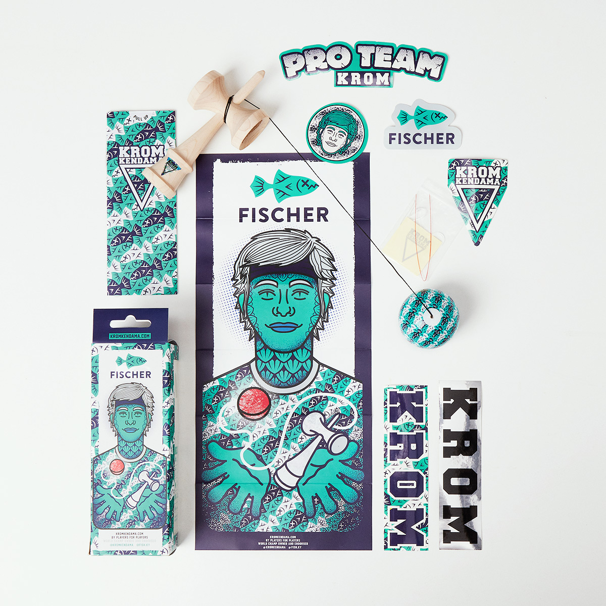 KROM KENDAMA PRO MOD V2 FISCHER
