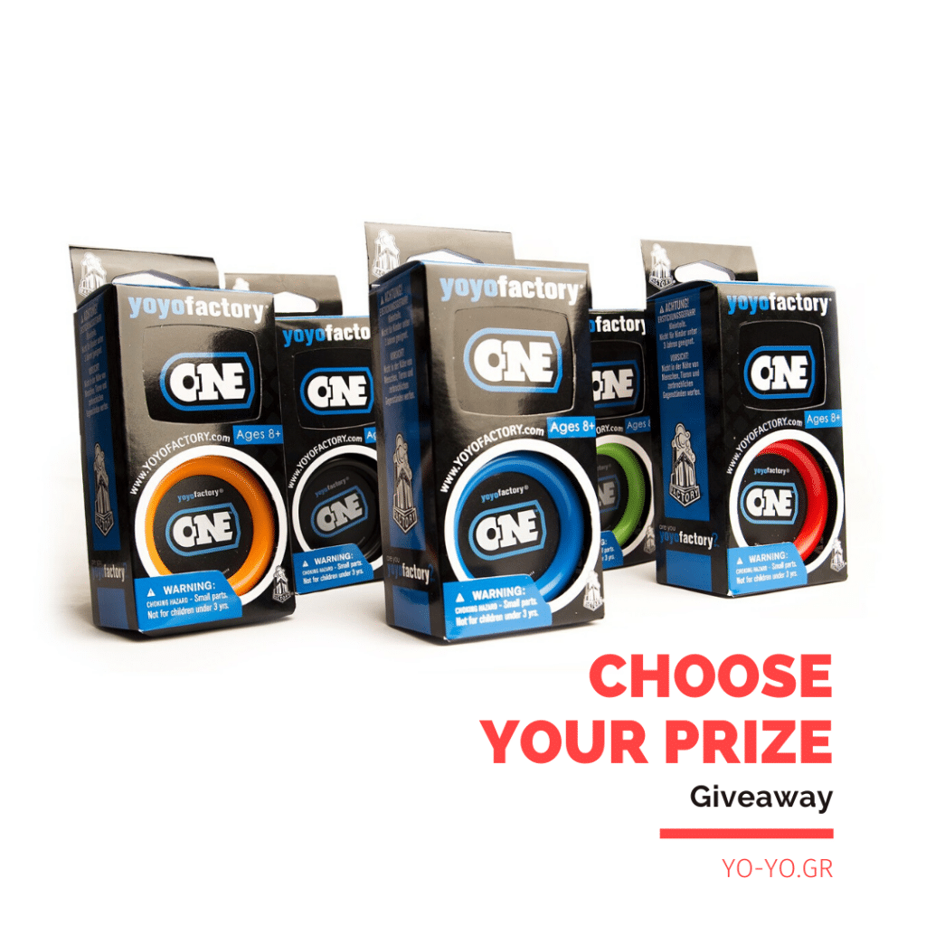 Choose Your Prize ONE YoYoFactory Giveaway