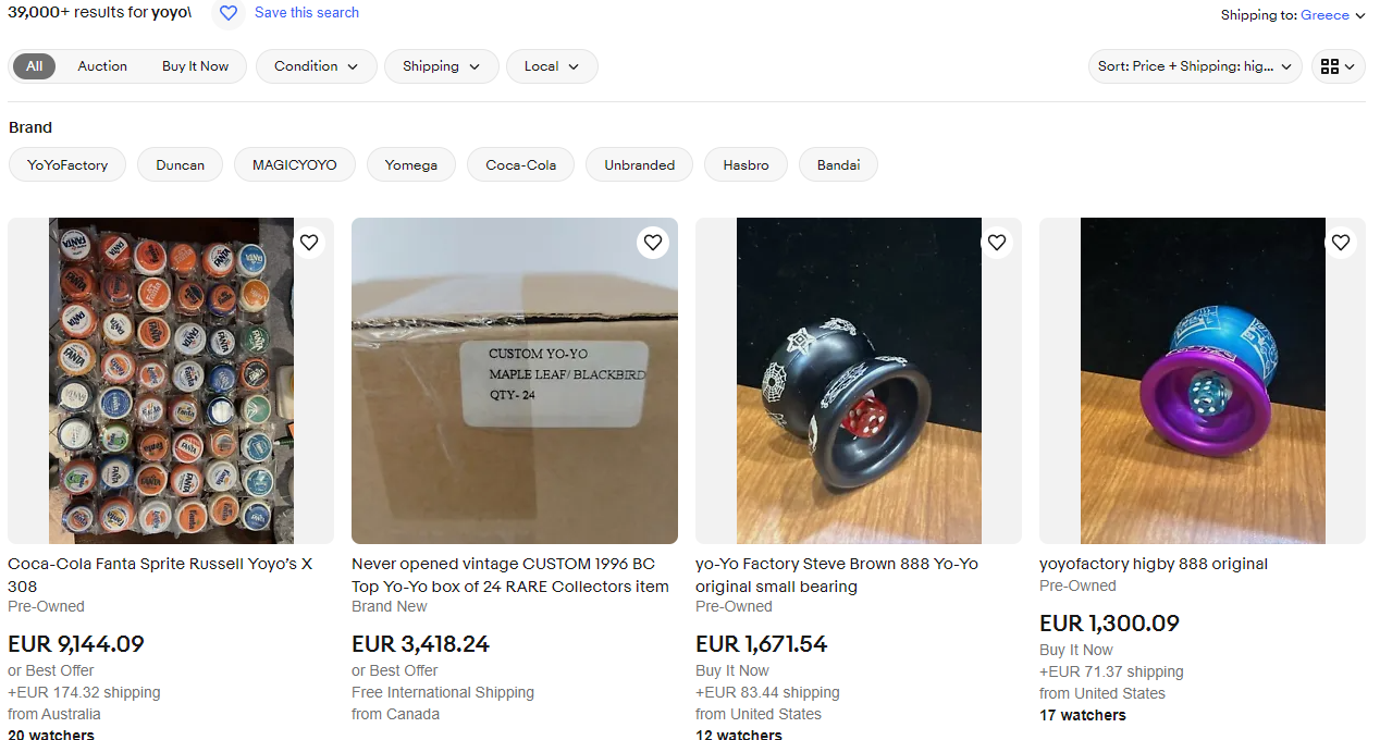 ebay yoyo